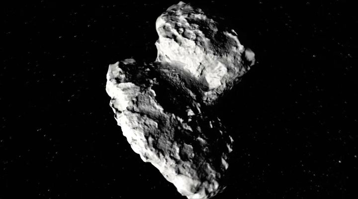La cometa in 3D e l'atterraggio di Philae