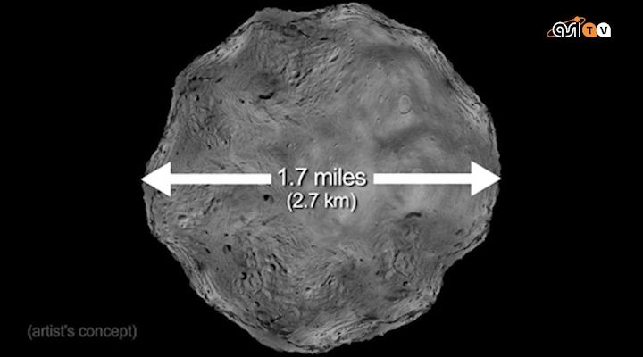 Arriva l'asteroide 1998 QE2