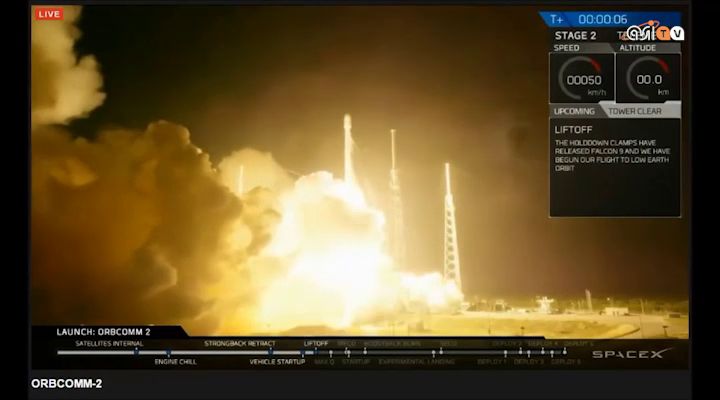 Il Falco atterra a Cape Canaveral