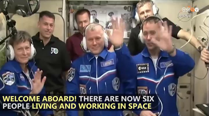 La crew della ISS si completa