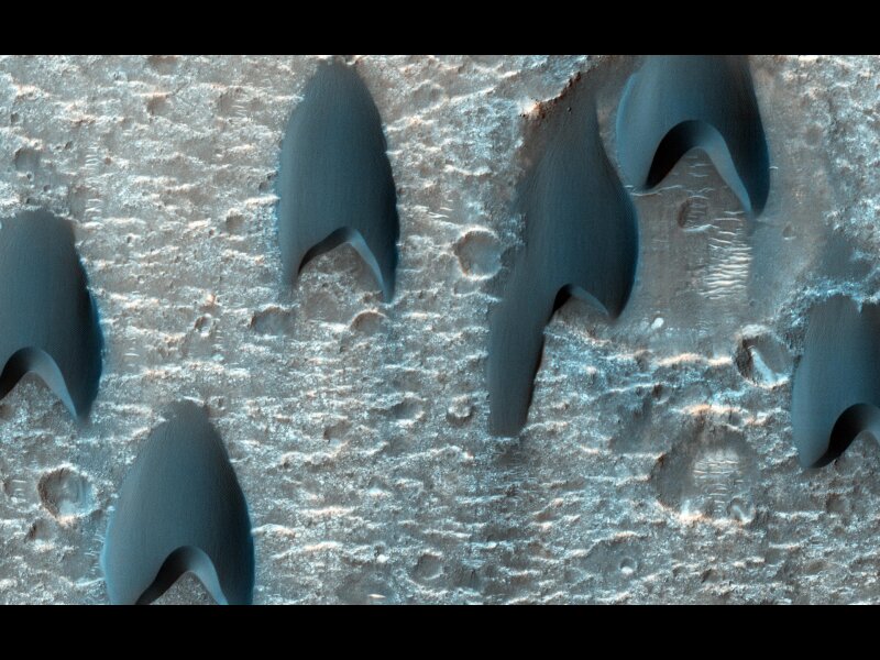 Dune marziane in formazione