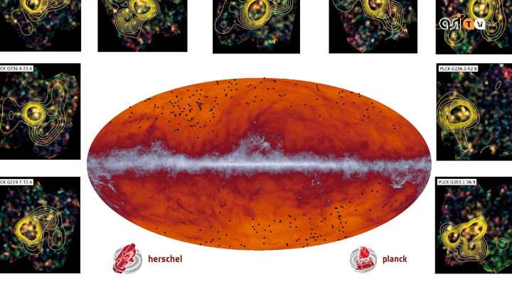 Gli antenati degli ammassi di galassie
