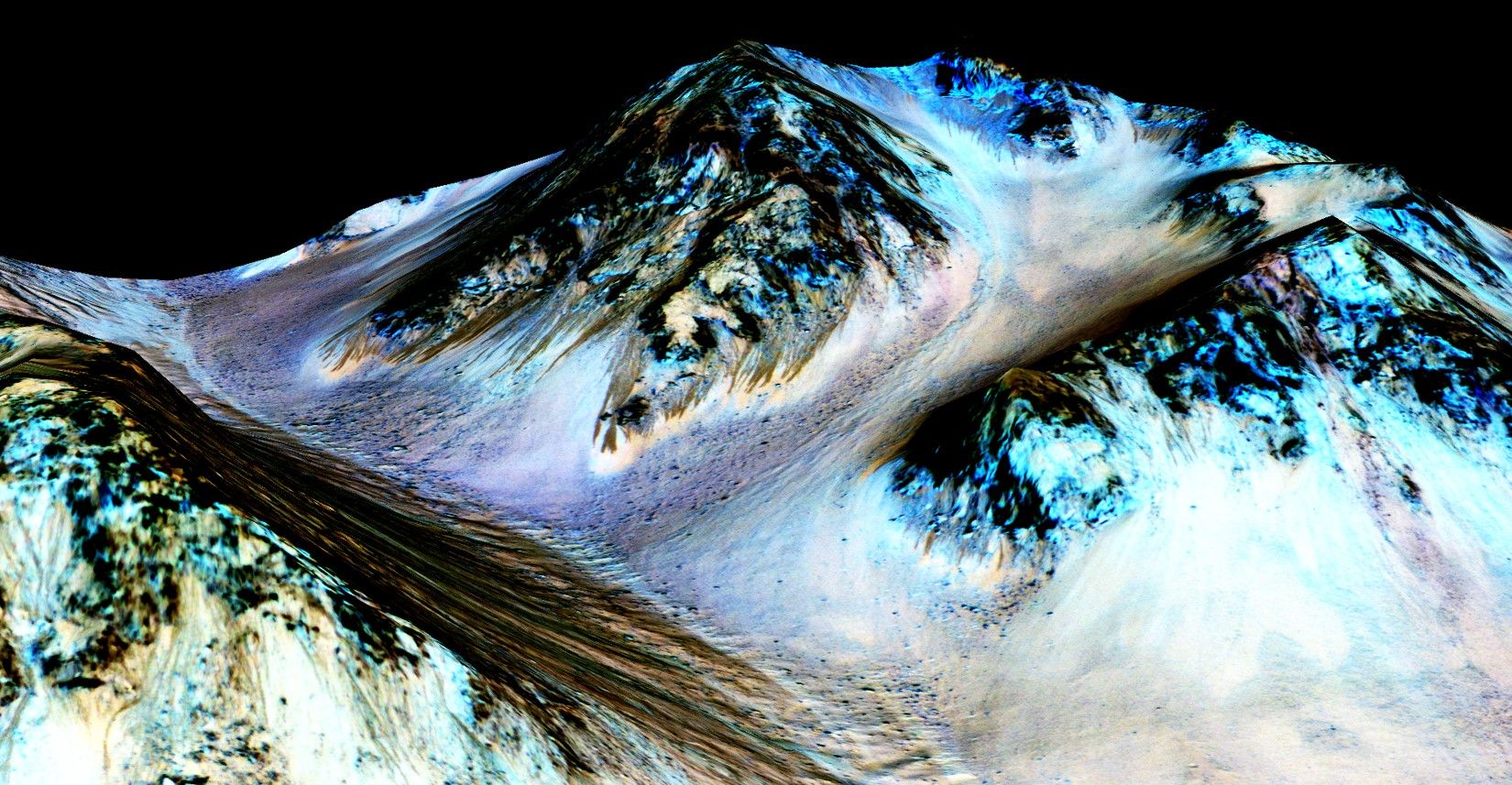 Acqua salata su Marte - L'animazione NASA