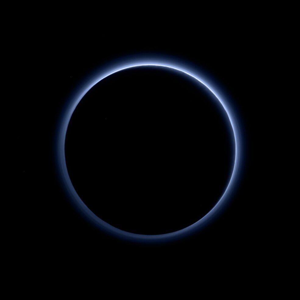 Il cielo blu del mondo in miniatura