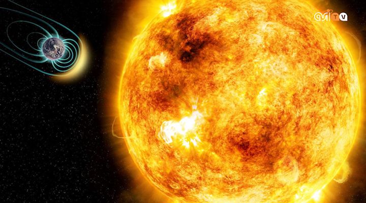 Campo magnetico a protezione 50 per la Terra