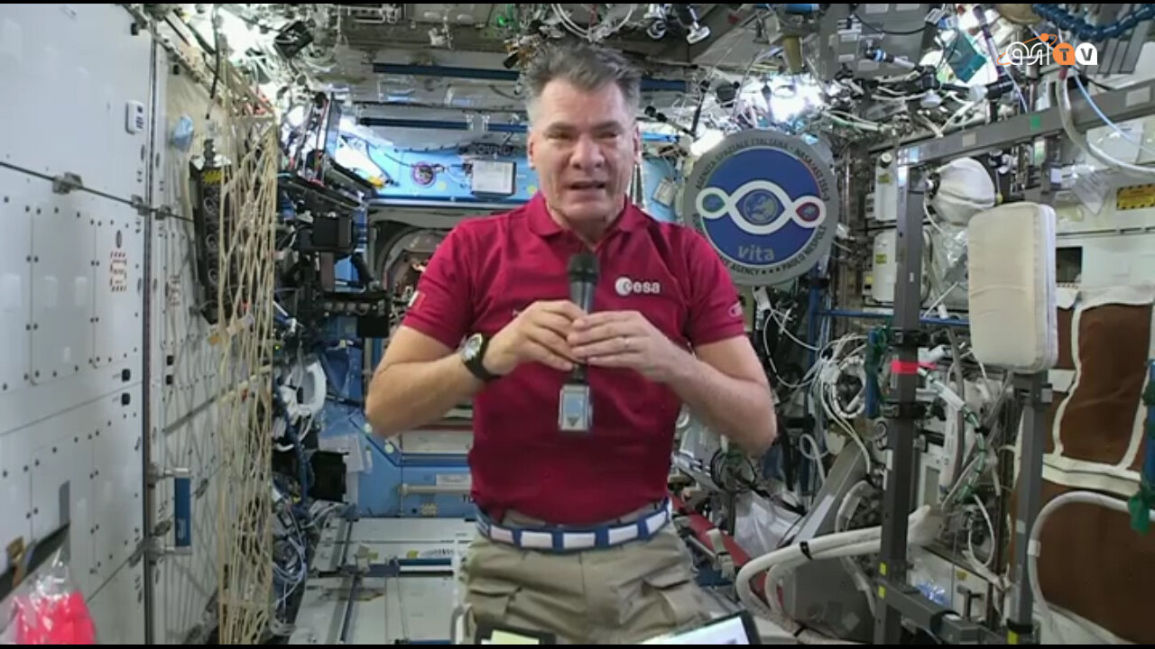 Primo collegamento con Paolo Nespoli
