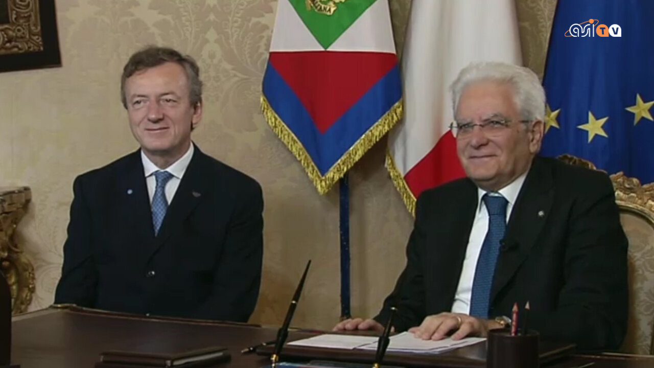 Una giornata spaziale per Mattarella