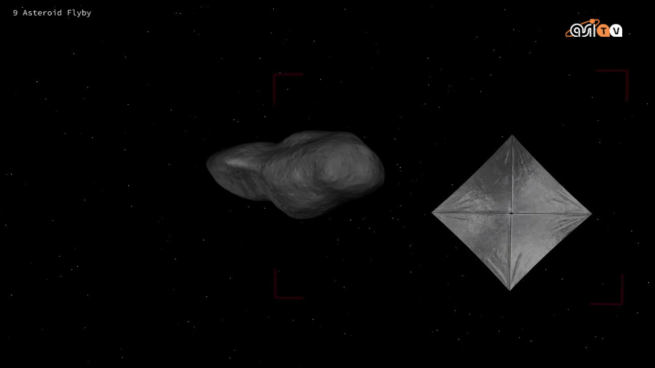 A vele spiegate verso l'asteroide