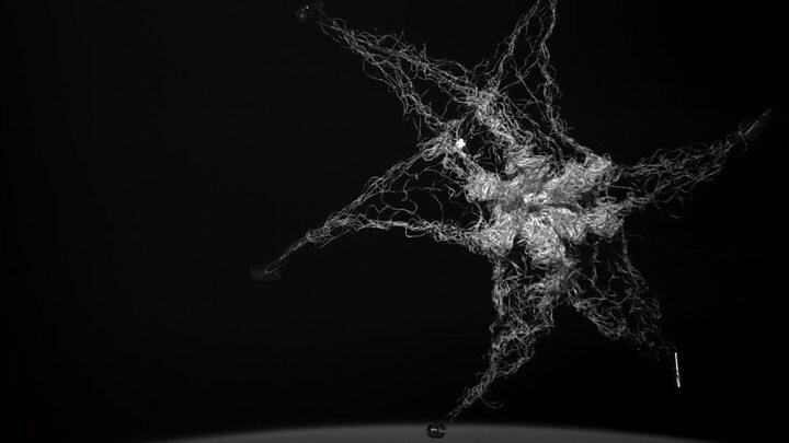 Una ragnatela per i detriti spaziali