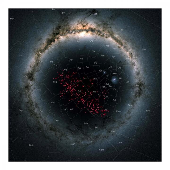 Un fiume di stelle per Gaia