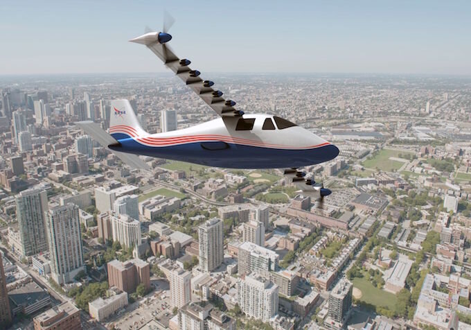 X-57 Maxwell, il primo aereo elettrico della Nasa