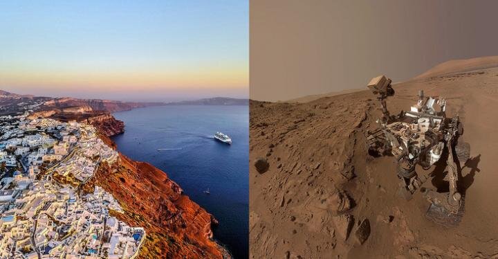 #DeepSpace: Da Santorini all’Oman, i luoghi marziani sulla Terra