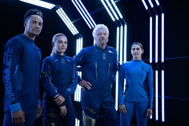 Sfilata spaziale per Virgin Galactic