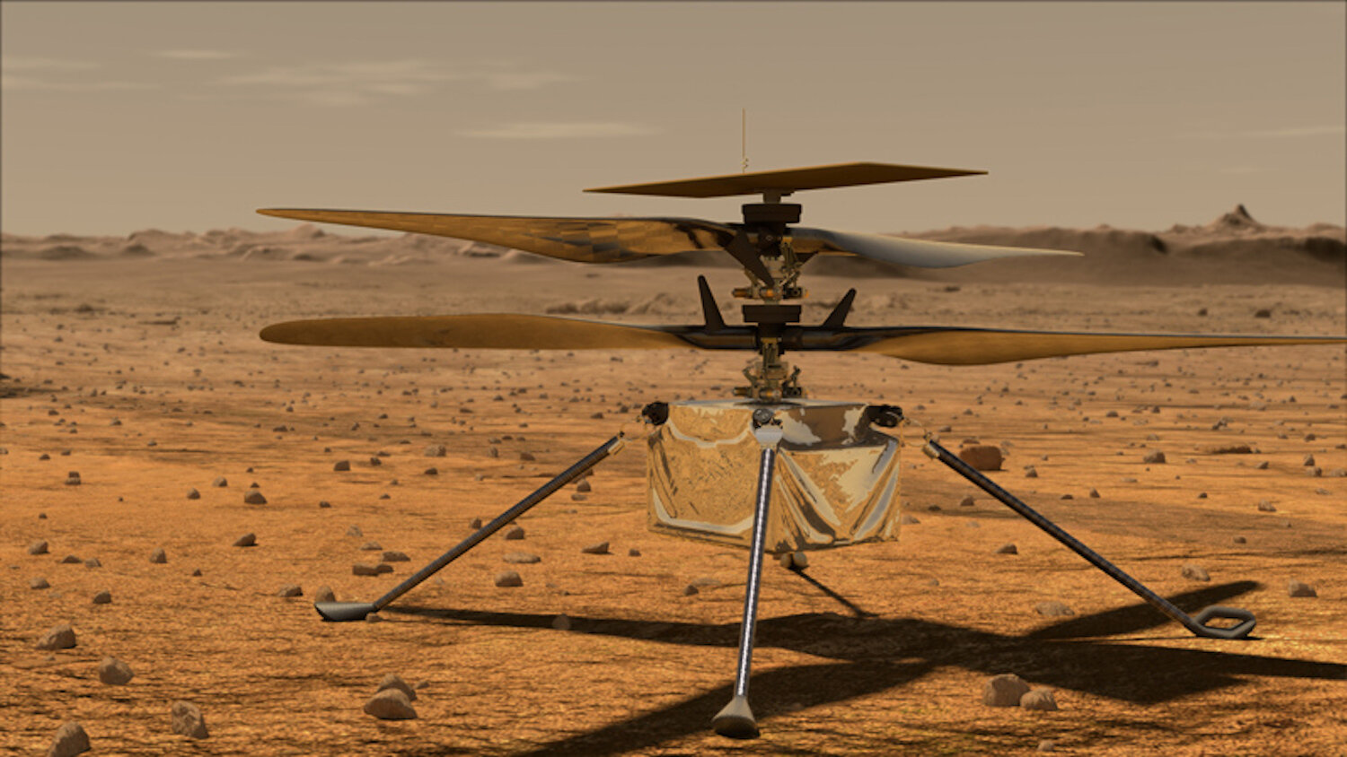 Ingenuity, ecco come un elicottero volerà su Marte