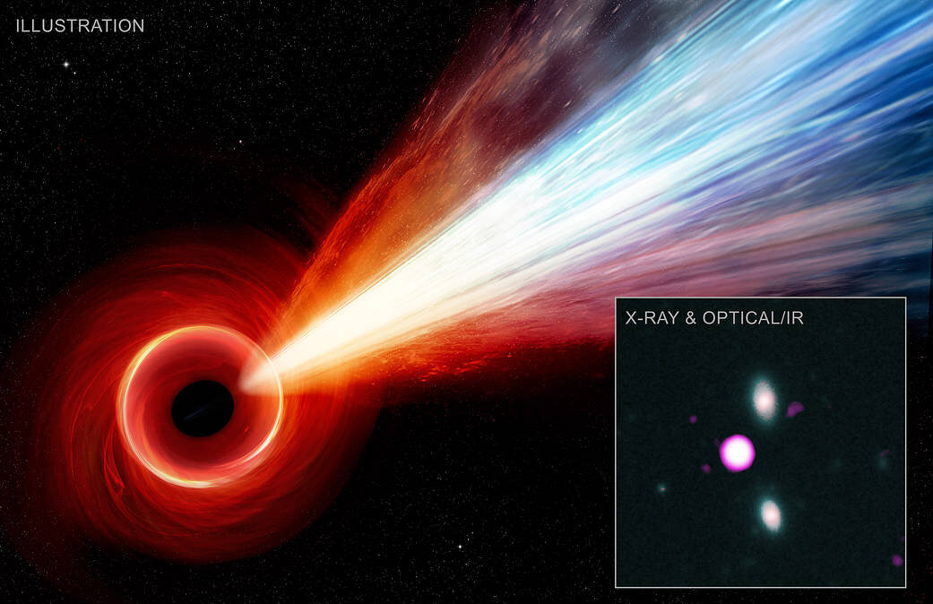 Chandra e il buco nero da record