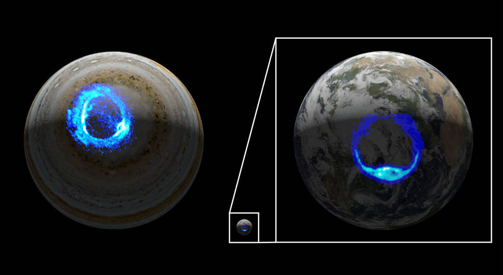 Juno rivela l’origine delle tempeste aurorali su Giove