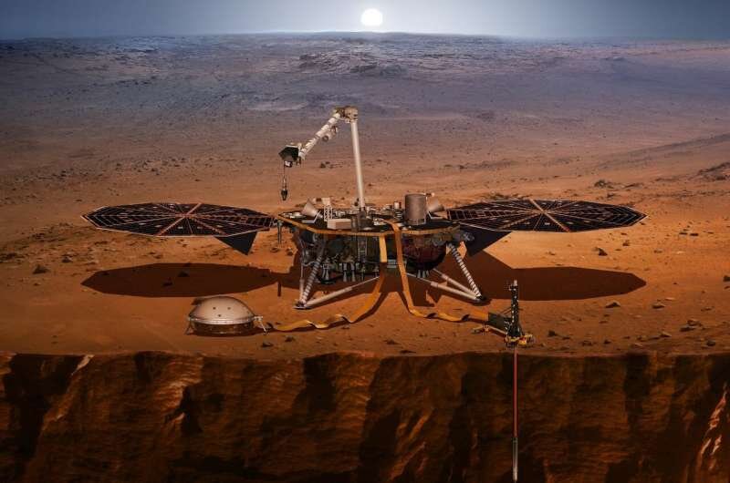 InSight rivela le dimensioni del nucleo di Marte