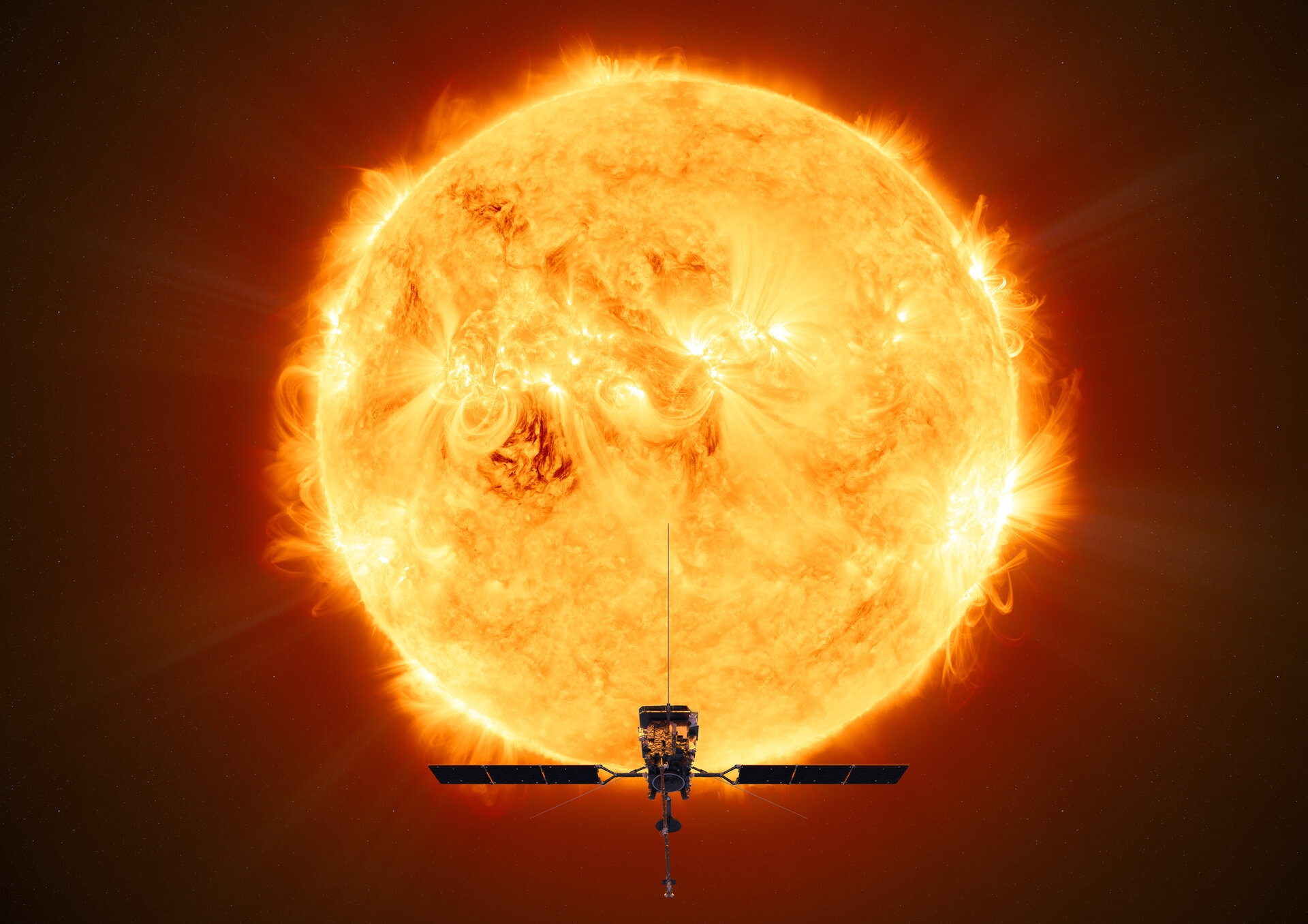 Brillamenti in miniatura nell'occhio di Solar Orbiter