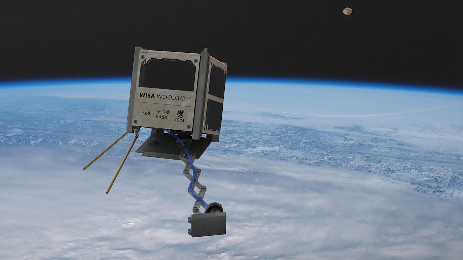 Ecco il primo satellite di legno