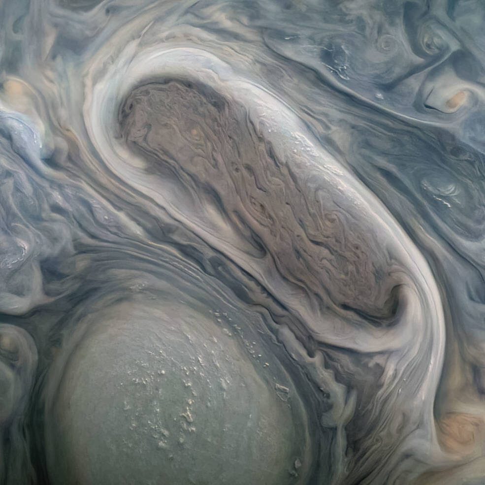 Juno ascolta i suoni di Ganimede