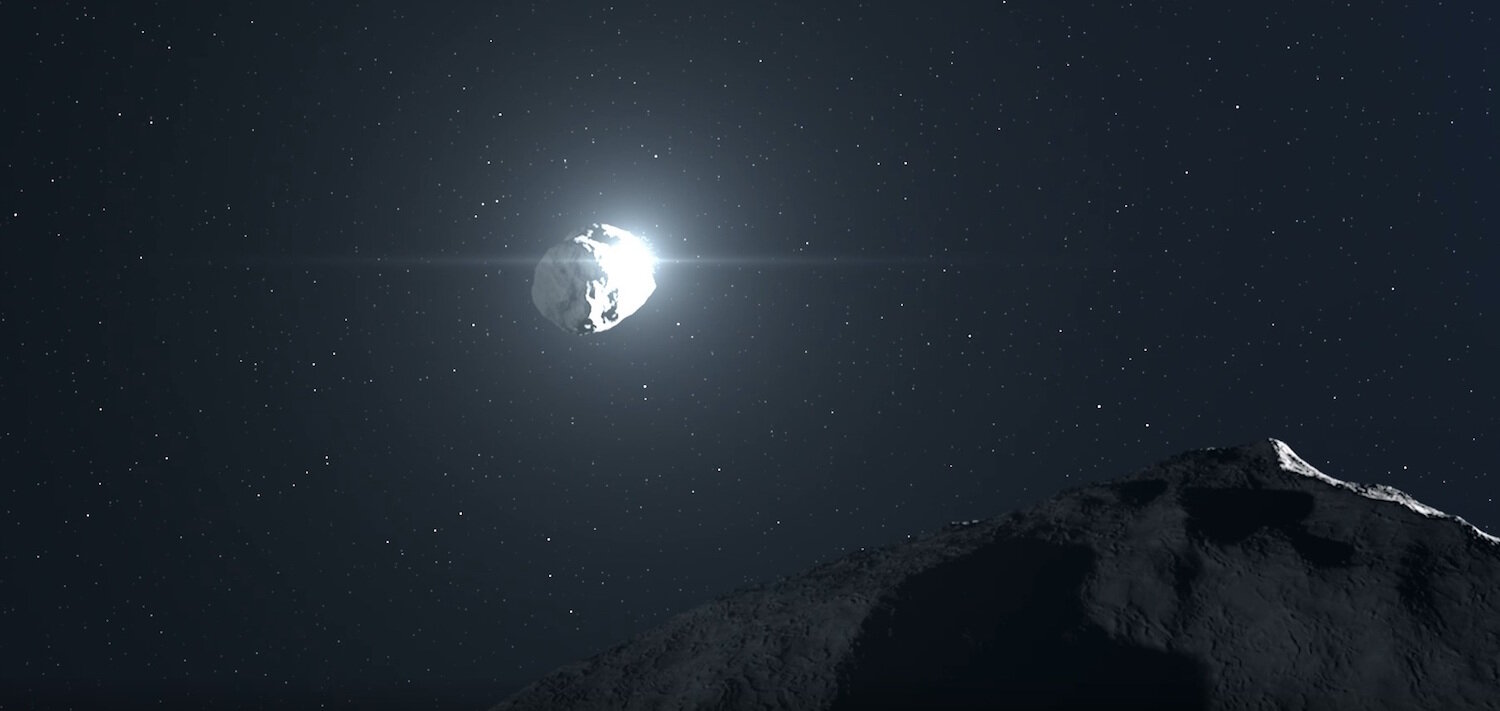 Immaginando lo scontro tra una sonda e un asteroide