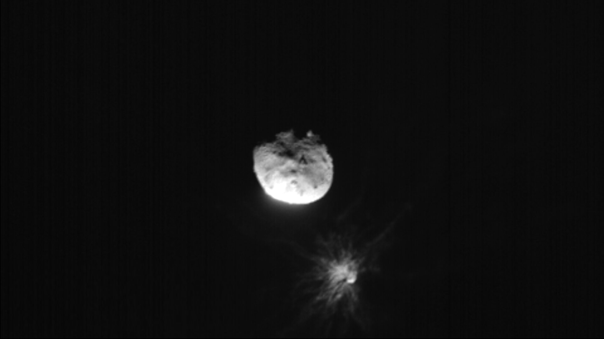 Il primo asteroide deviato dall’uomo visto da LiciaCube