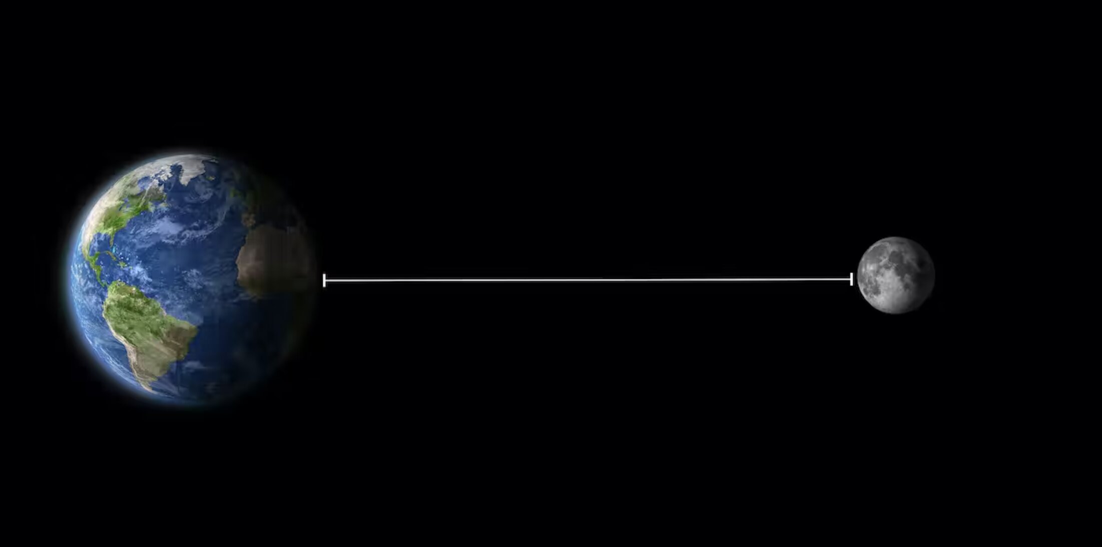 La Luna, 2.5 miliardi di anni fa, era 60mila km più vicina