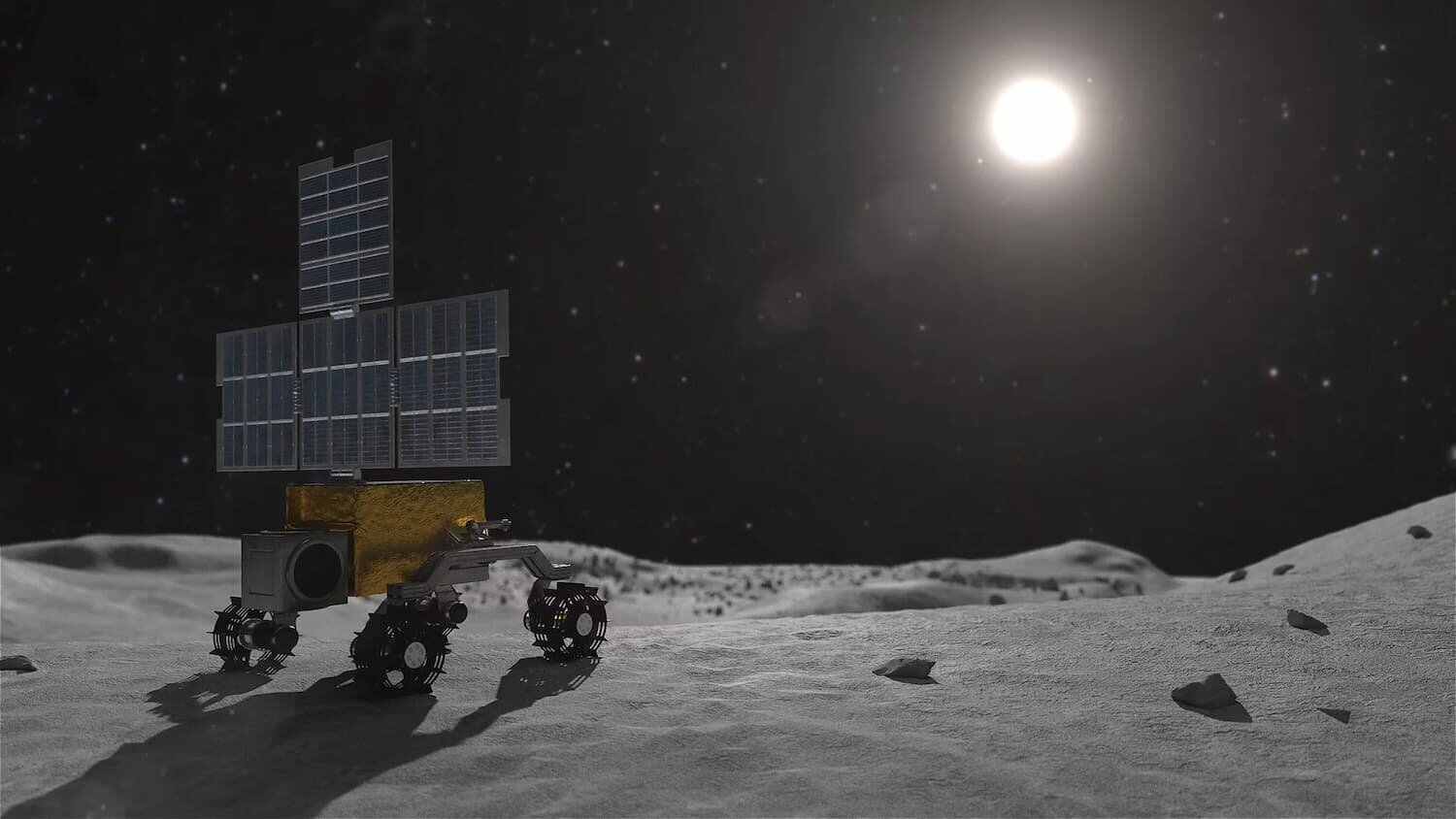 Un caricatore wireless per i rover lunari
