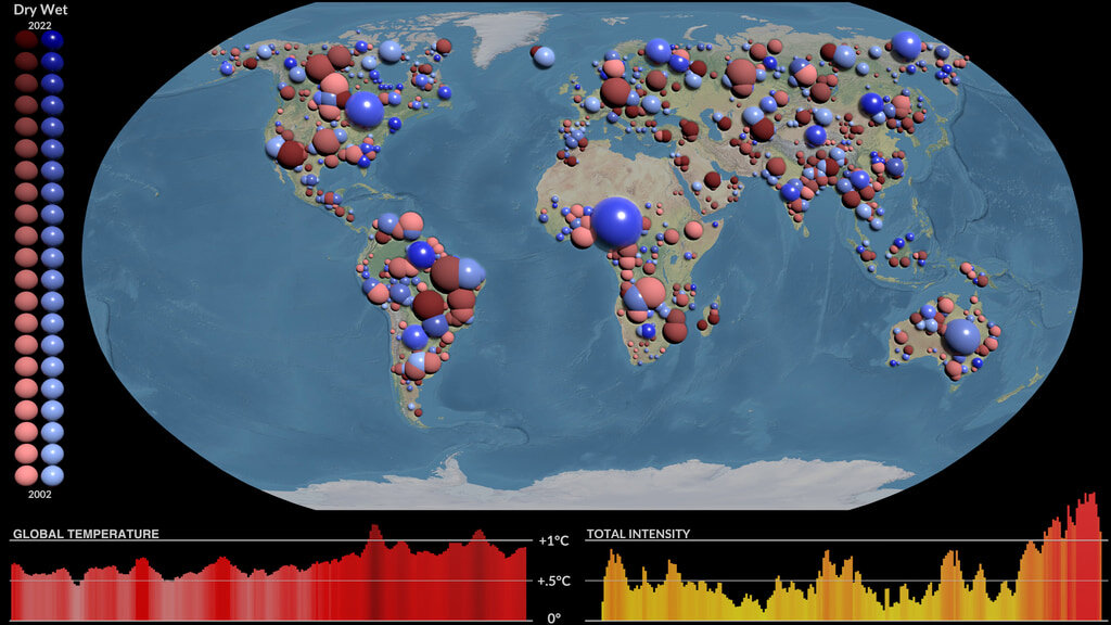 Monitoraggio del clima, in aumento piogge e siccità