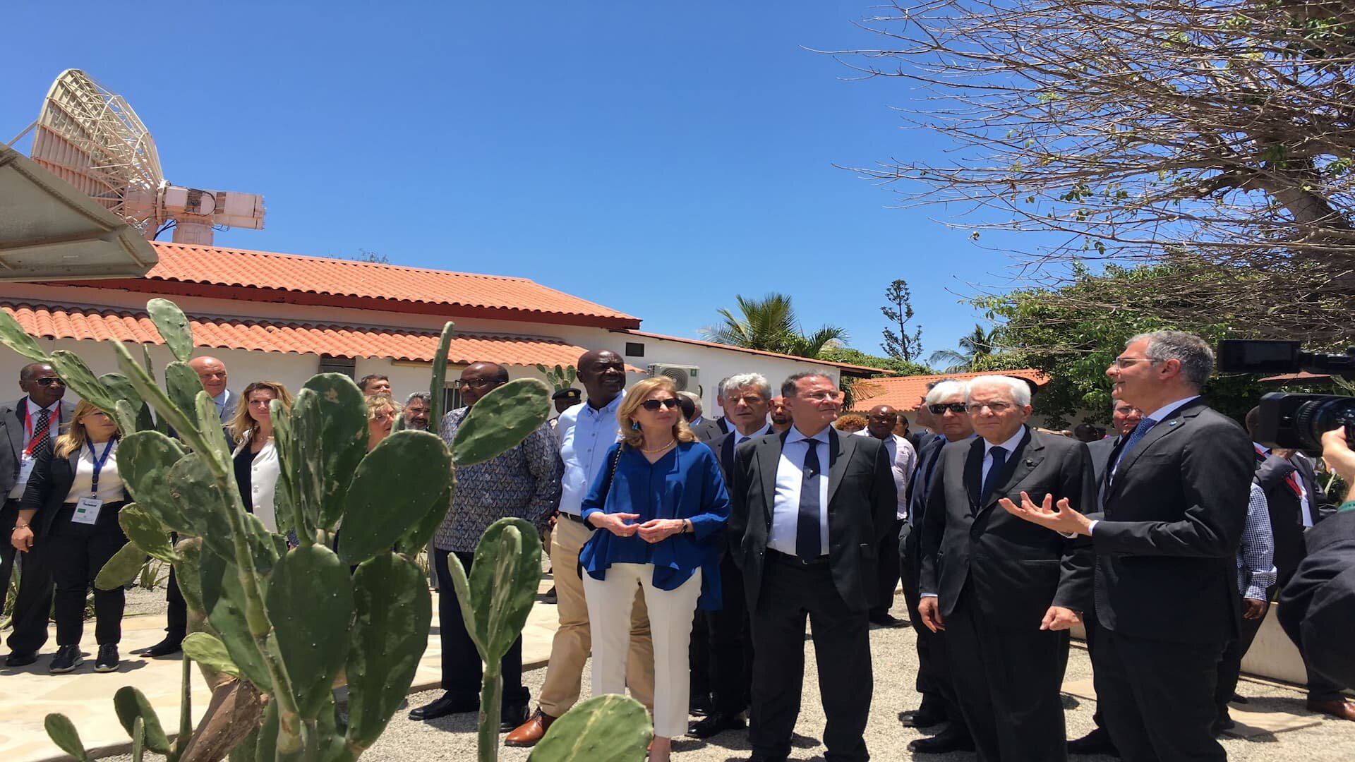 Il Presidente della Repubblica Sergio Mattarella in visita al Luigi Broglio Malindi Space Center