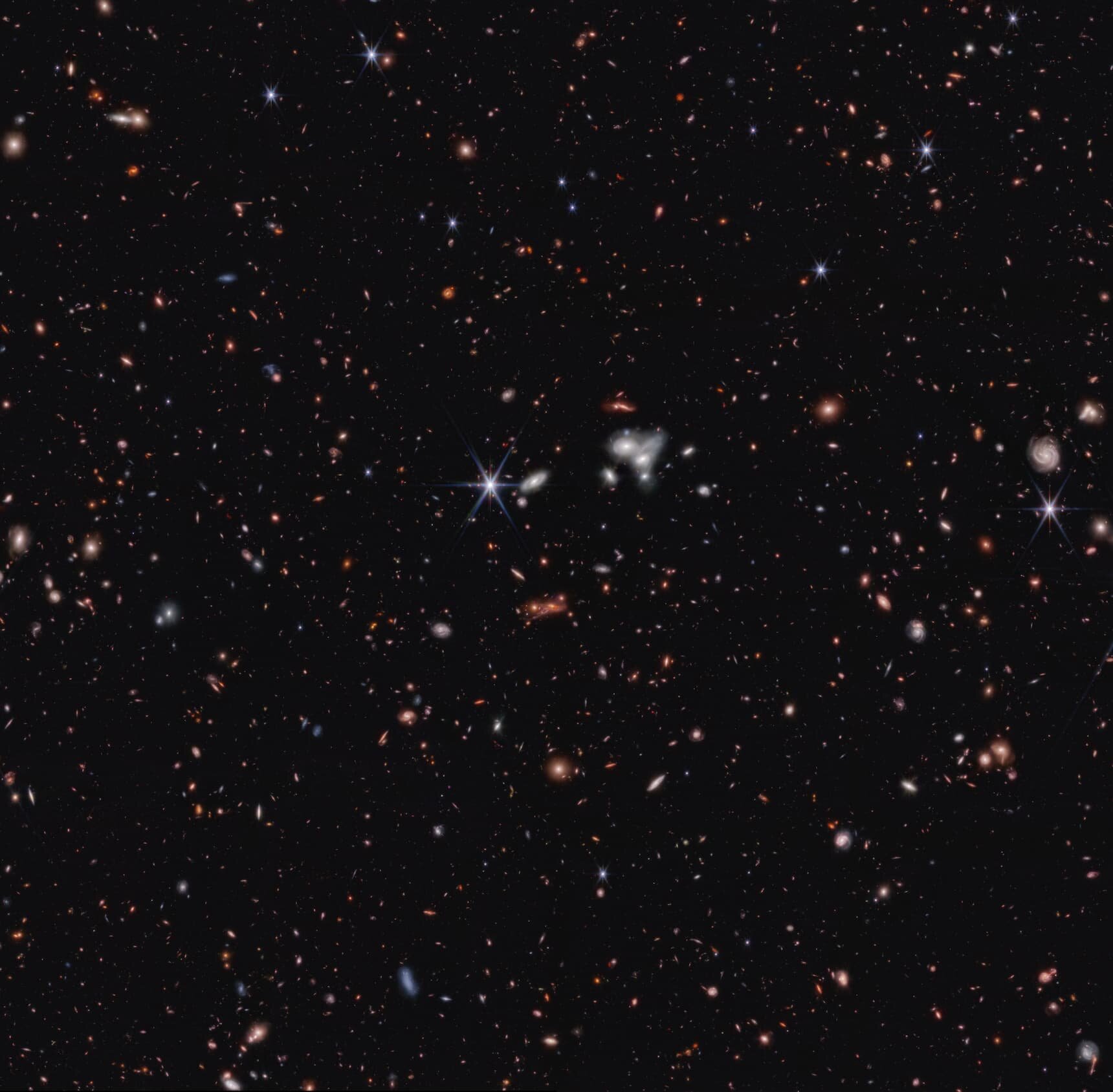 Una galassia primordiale nell’obiettivo di Webb
