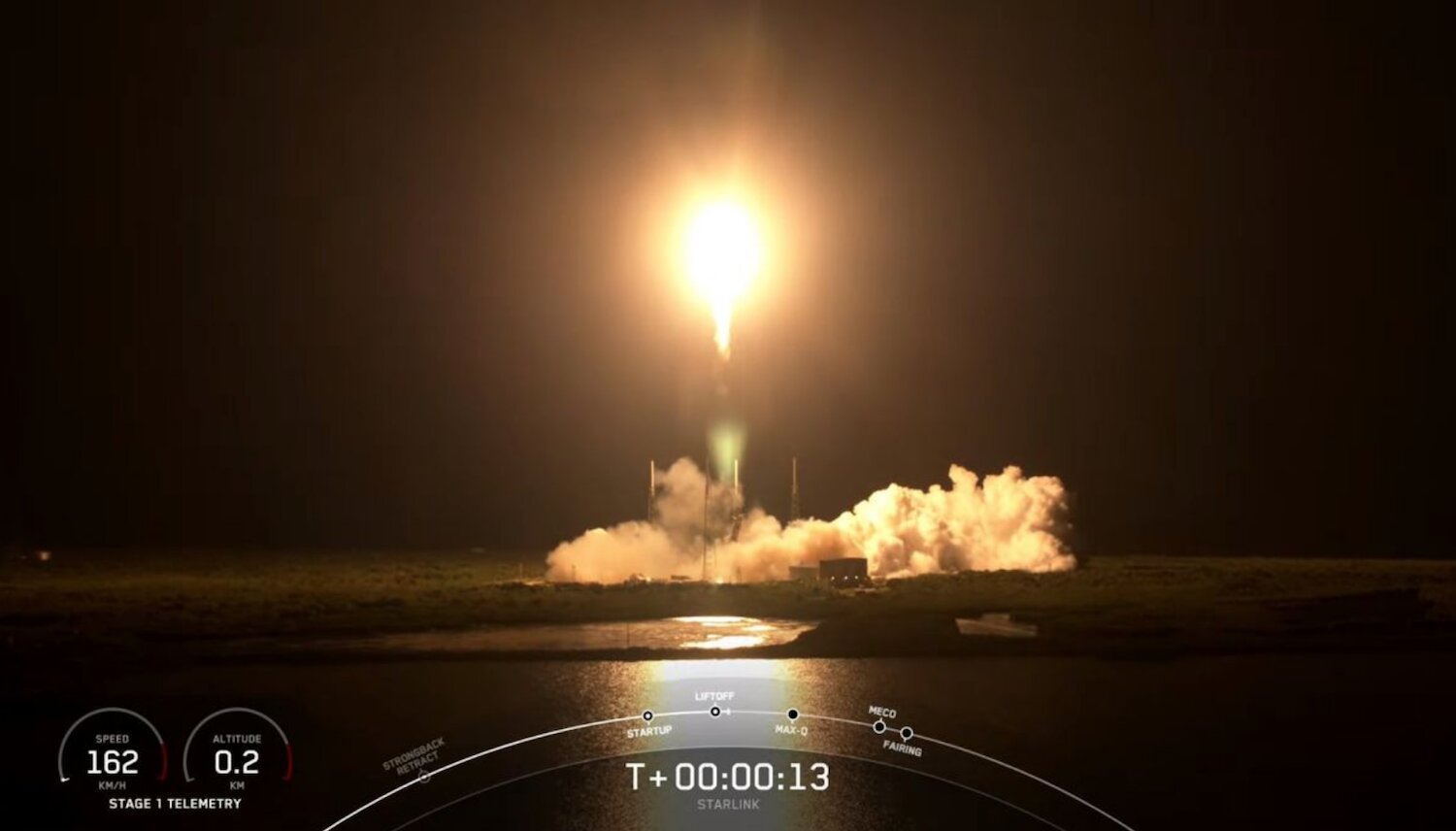 In orbita gli ultimi 54 Starlink V 1.5