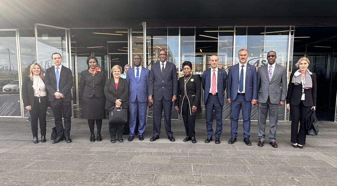 La delegazione del Kenya in visita in Italia