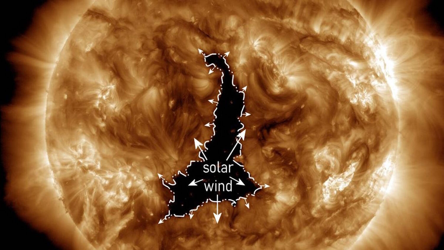 Buco coronale senza precedenti sul Sole