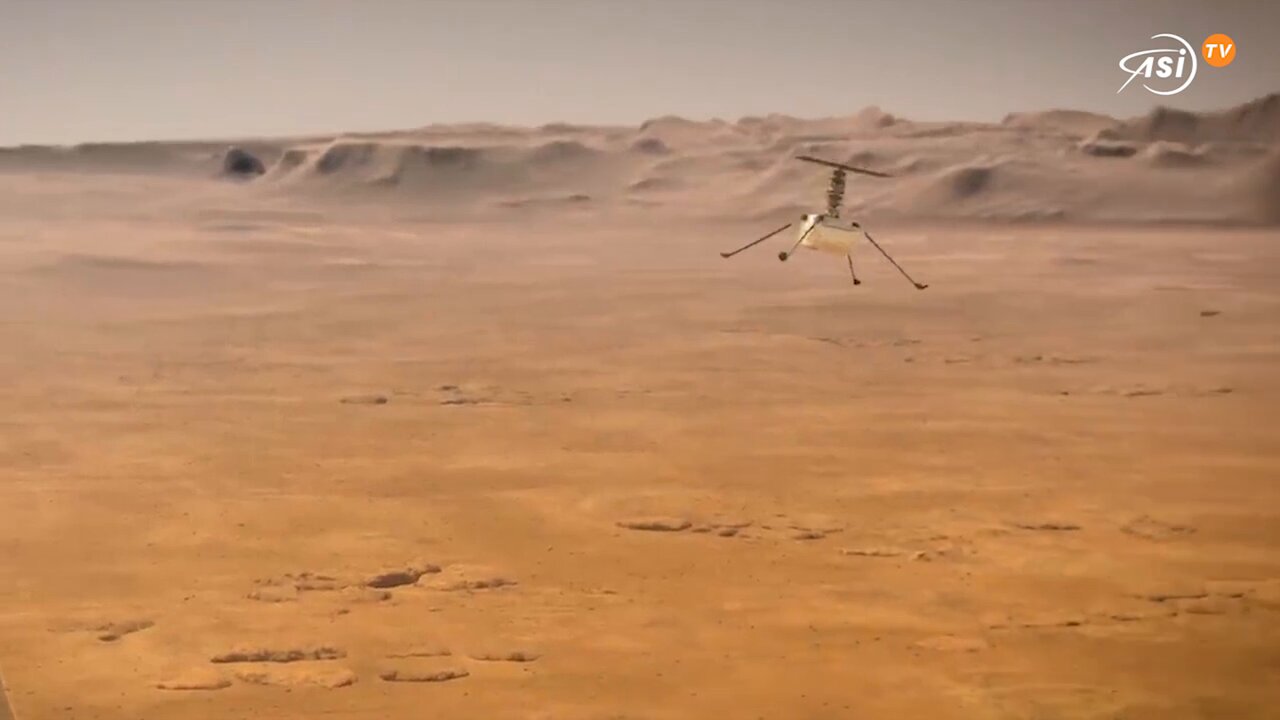 Il suono di Ingenuity nei cieli di Marte