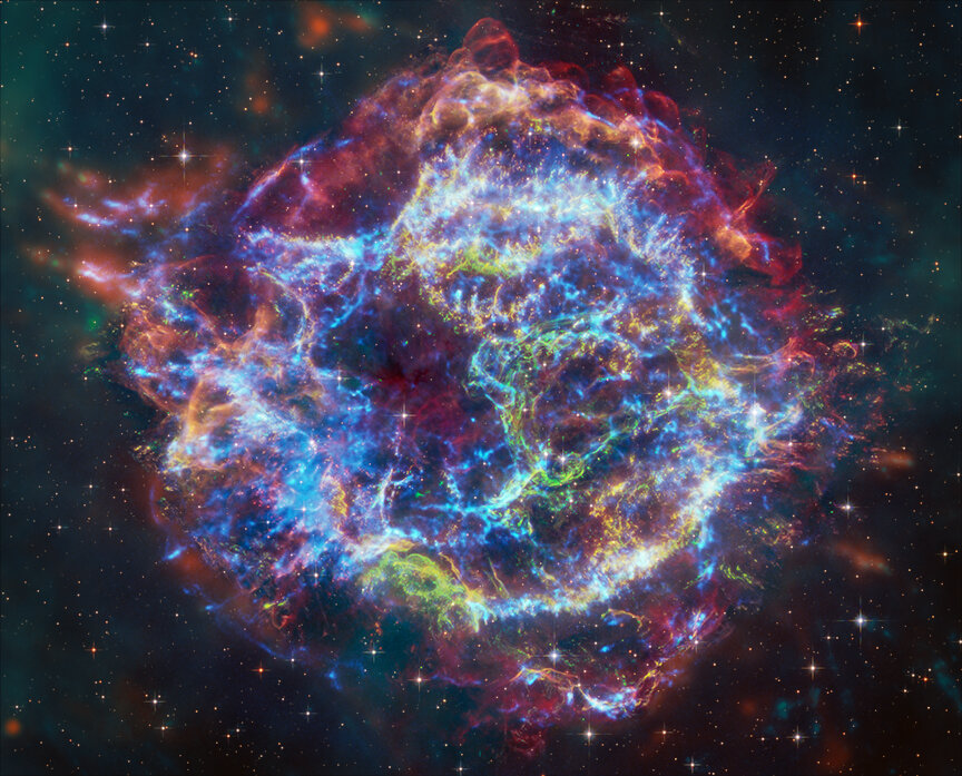 Webb e il mistero del ‘mostro verde’ della supernova