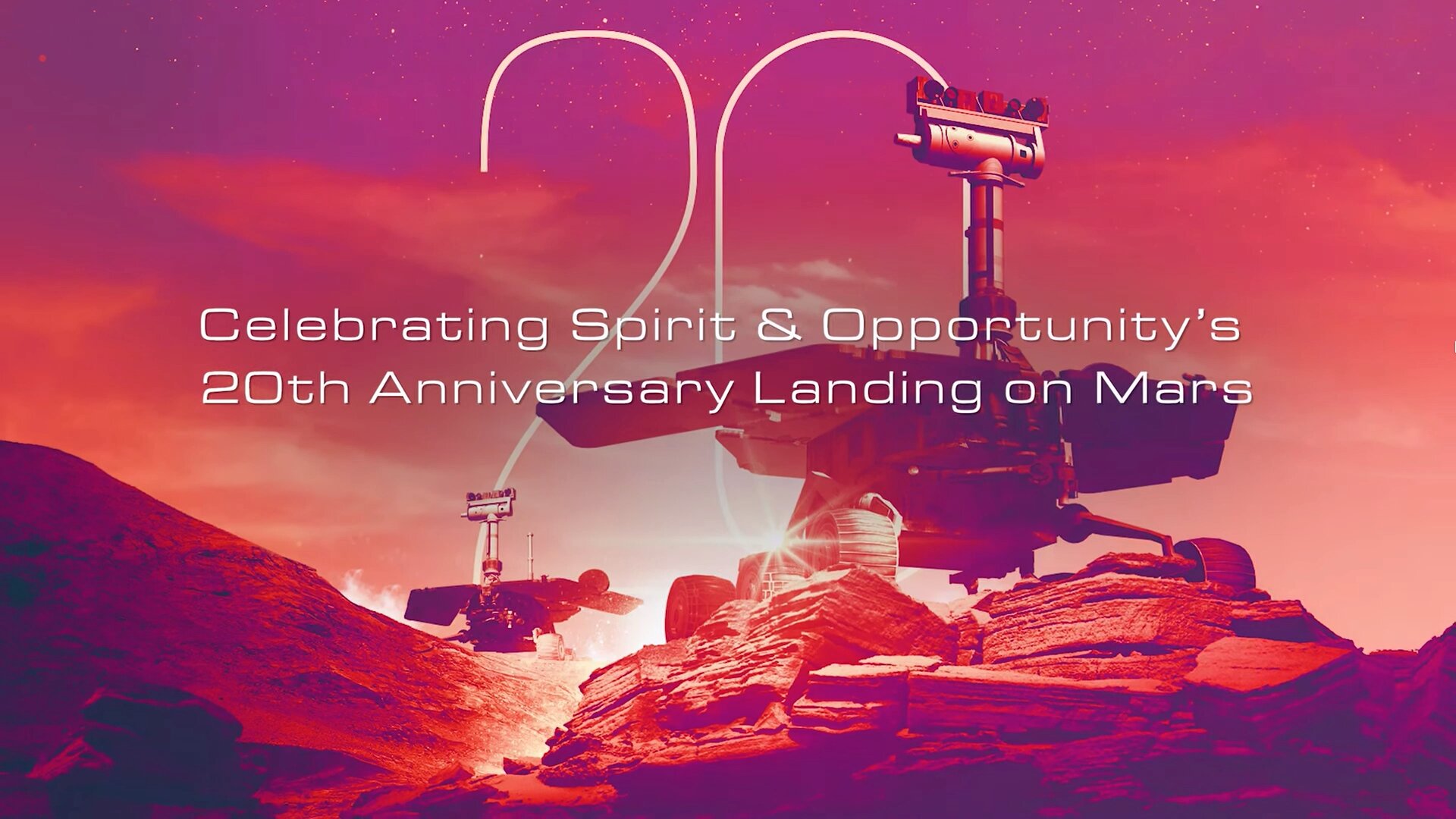 20 anni dall’atterraggio di Spirit e Opportunity su Marte