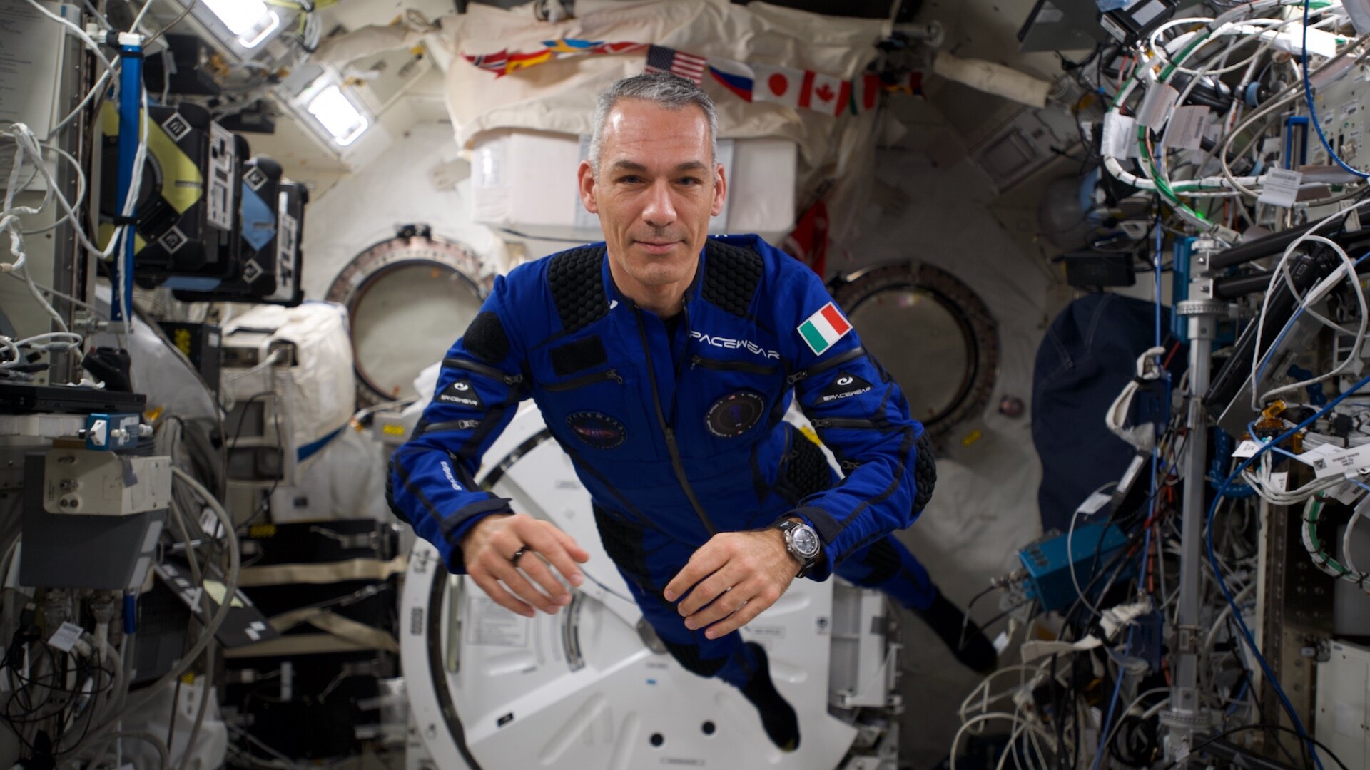 La prima missione di Walter Villadei a bordo della Iss