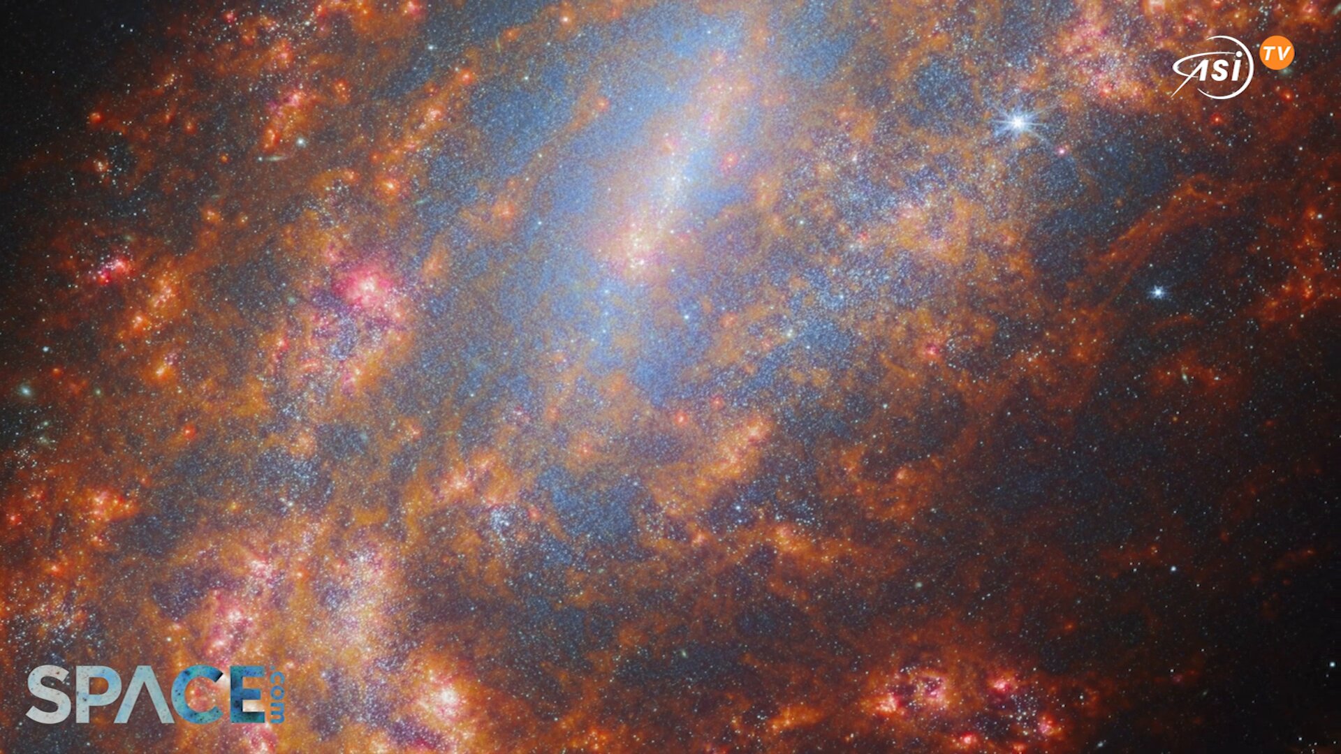 Lo scheletro di una galassia visto dal Webb