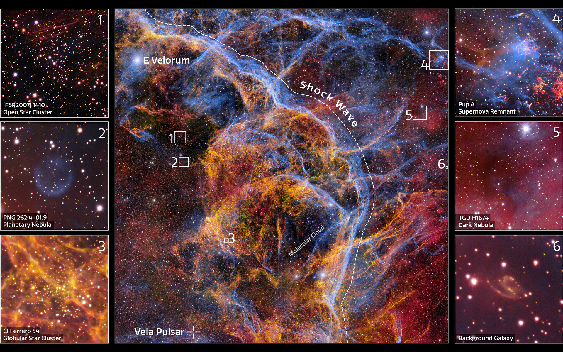 Resti di supernova nell’immagine più grande mai rilasciata