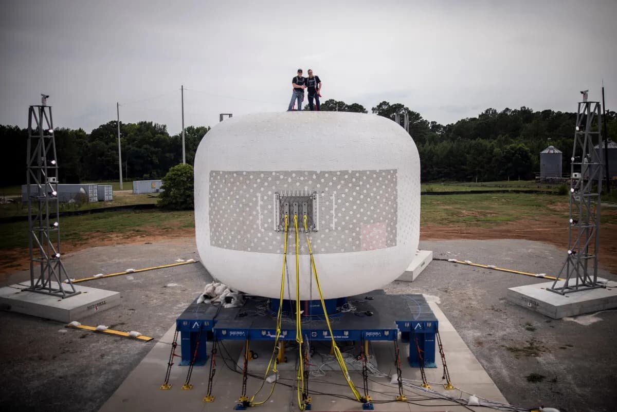 Sierra Space, nuovi test sul modulo gonfiabile