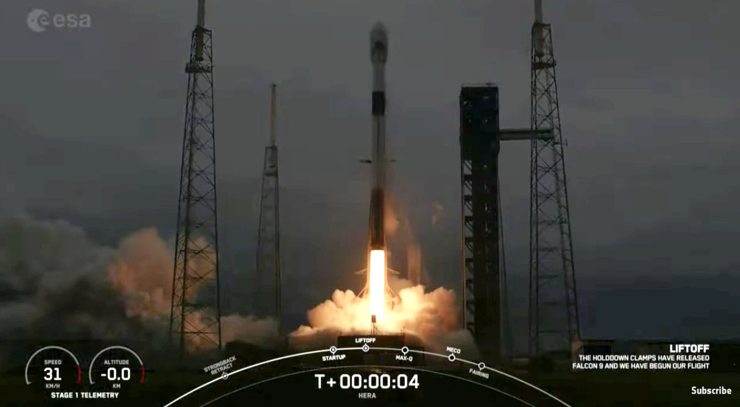 Lanciata Hera, la missione europea di difesa spaziale