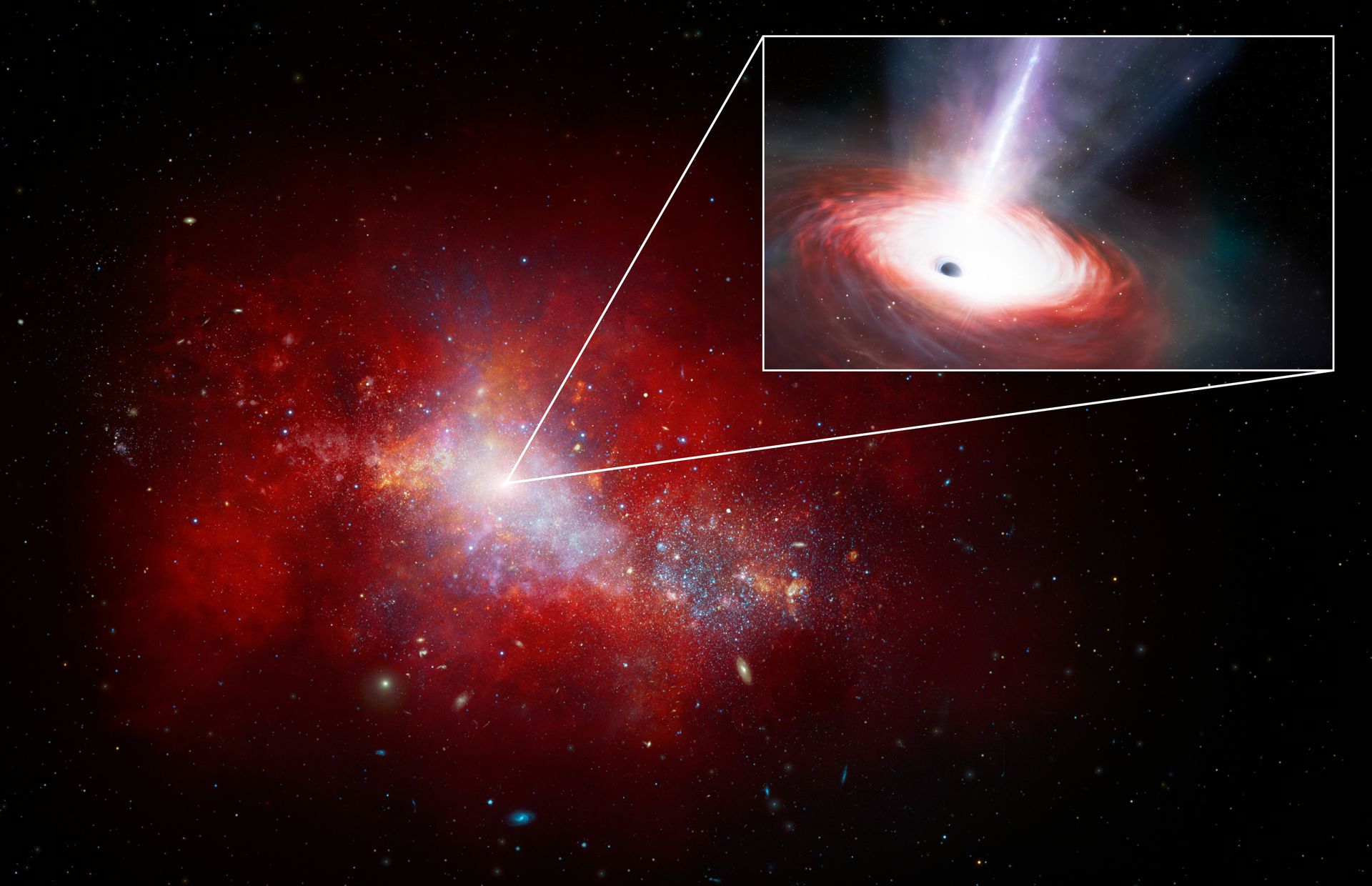 Un ingordo buco nero spiega l’Universo primordiale