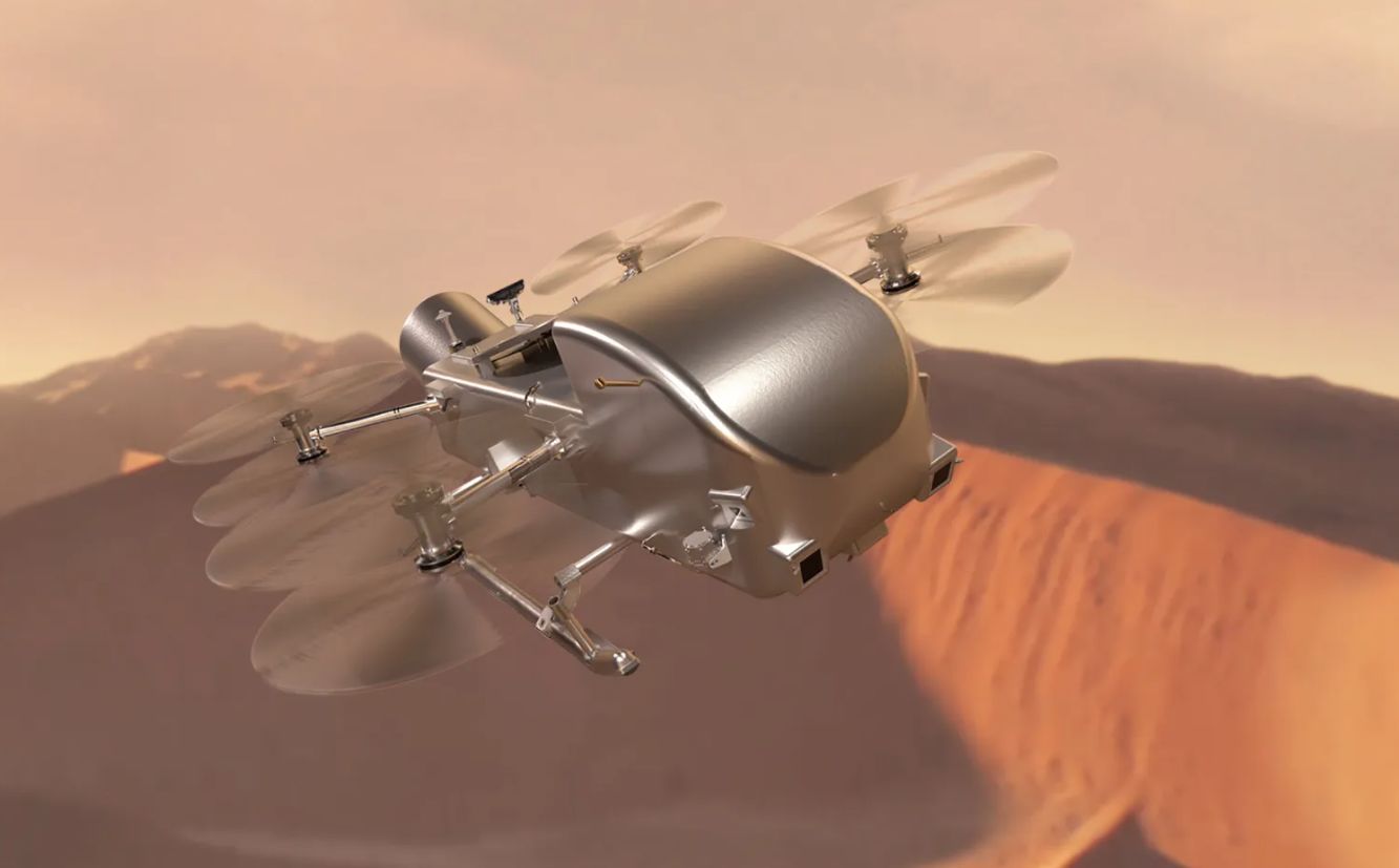 Dragonfly: con un razzo SpaceX verso Titano