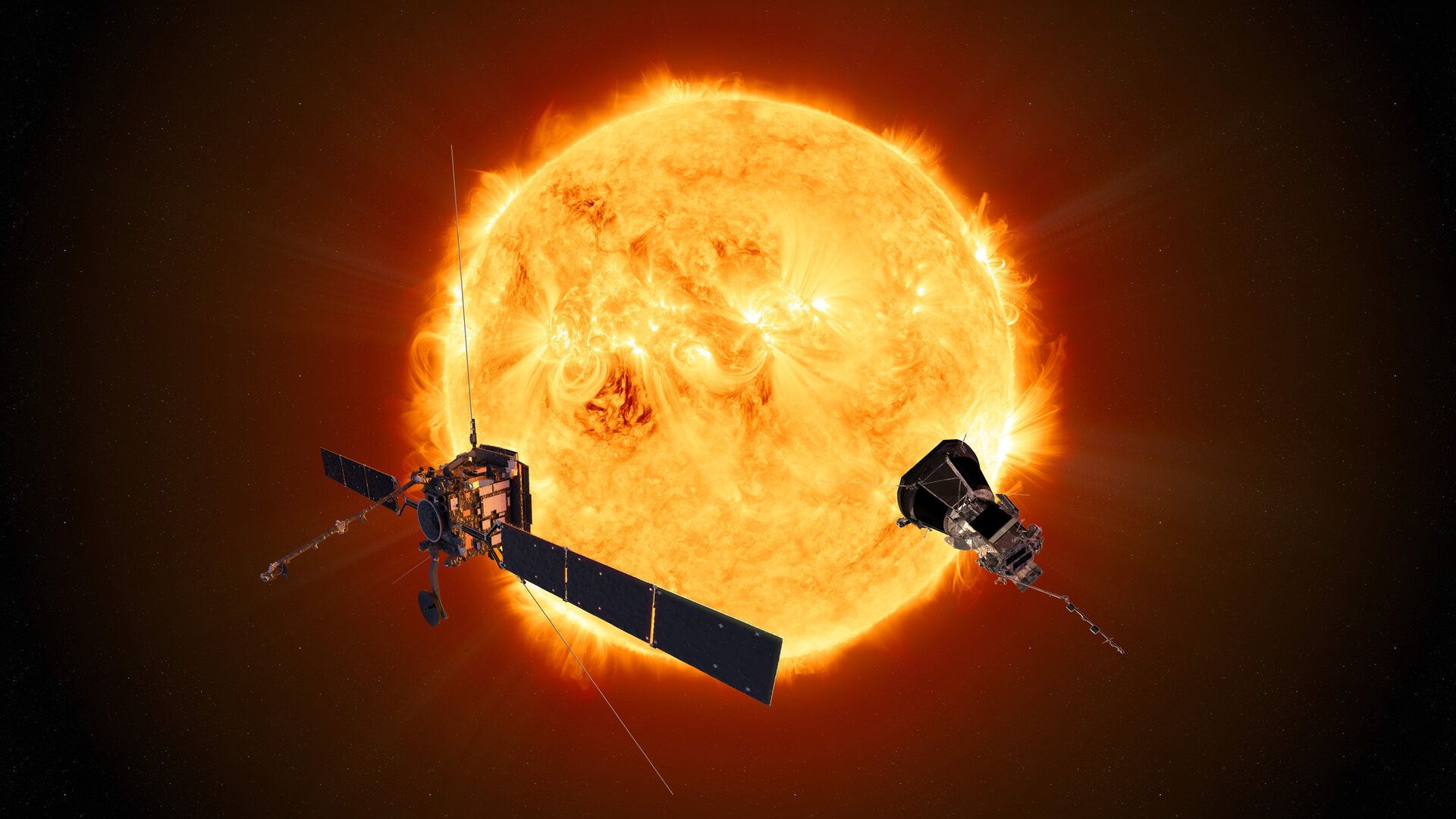 Parker e Solar Orbiter insieme per svelare i misteri del Sole