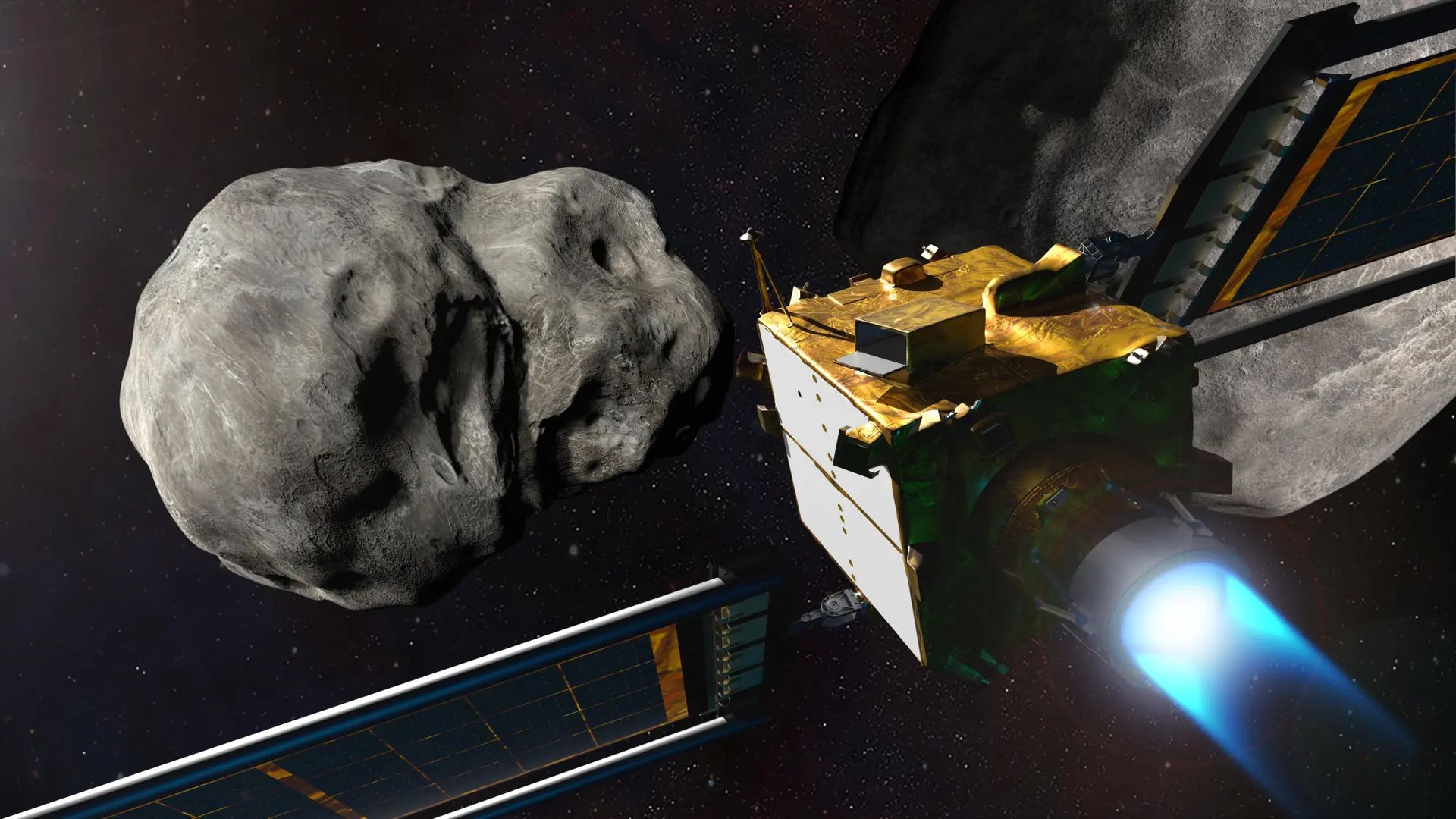 Difesa planetaria, due nuovi studi analizzano l’impatto della sonda Dart