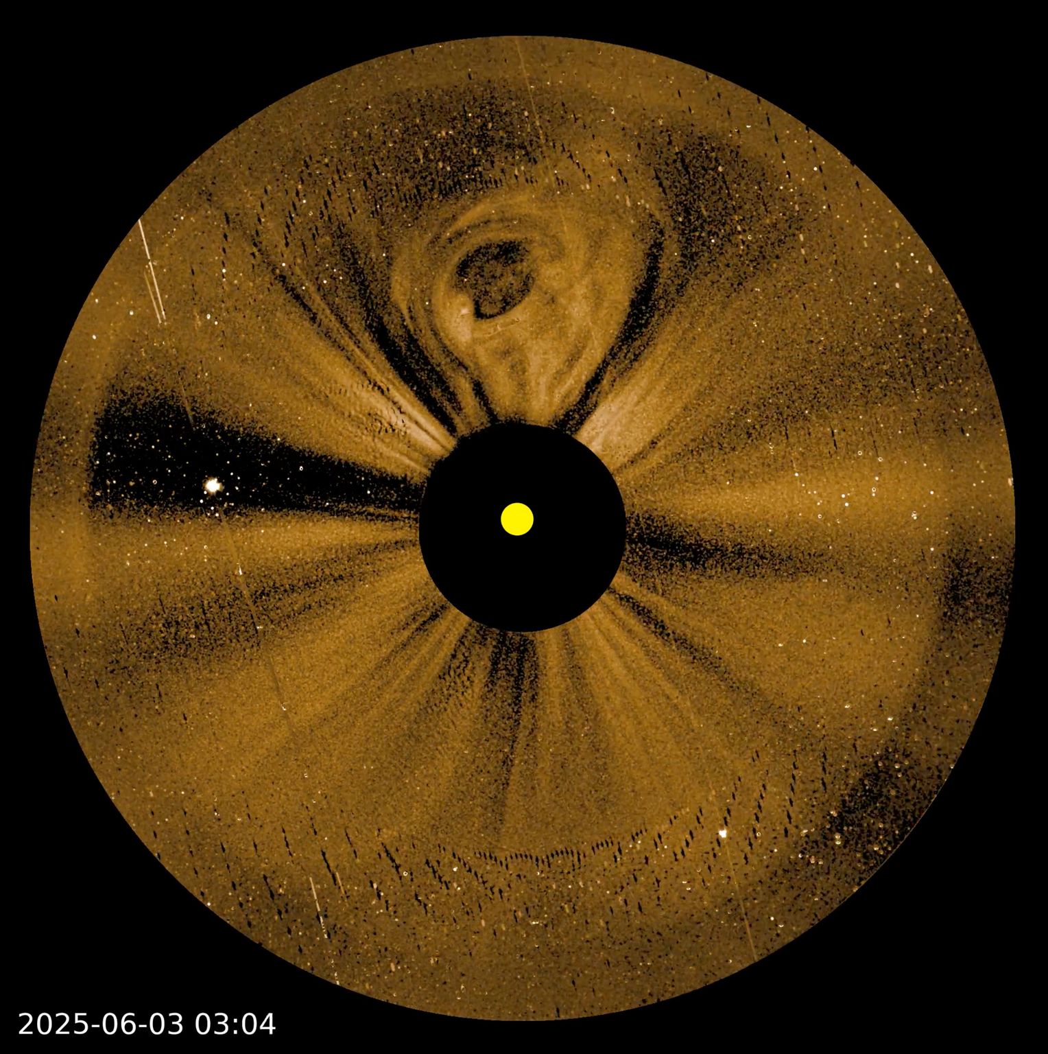 Punch osserva la sua prima eruzione solare
