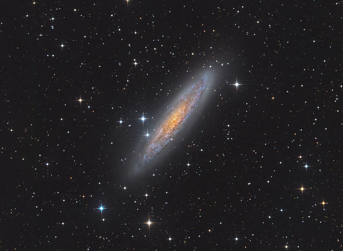 La galassia dello Scultore in tutto il suo splendore