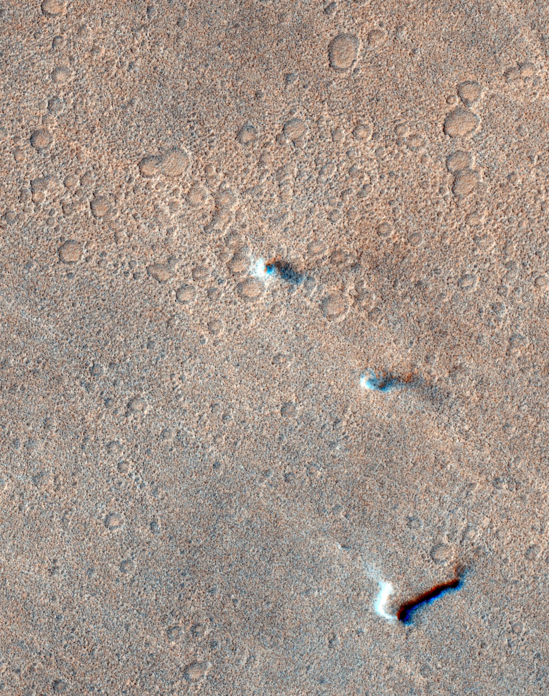 Il primo catalogo dei vortici di Marte