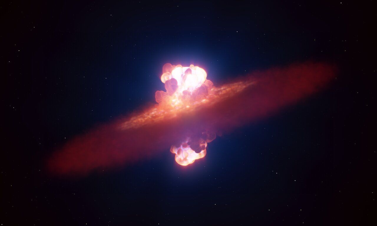 Il momento in cui una stella esplode